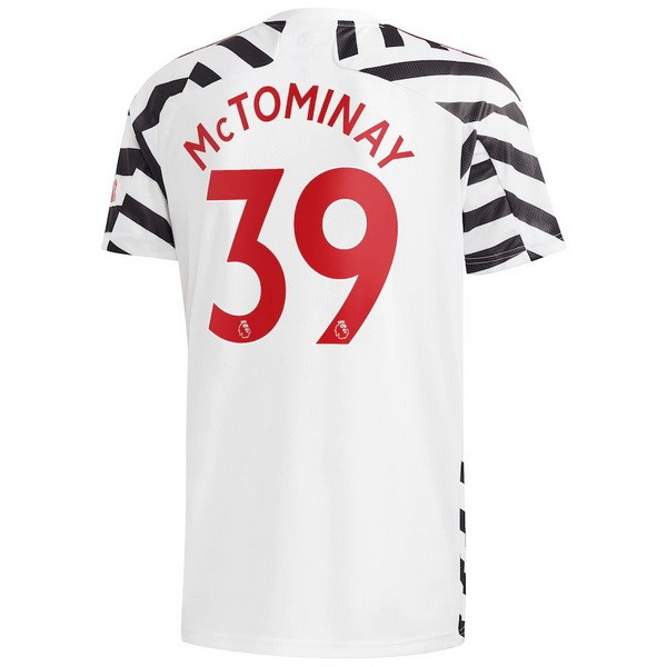 Camiseta Manchester United NO.39 McTominay Tercera Equipación 2020-2021 Blanco